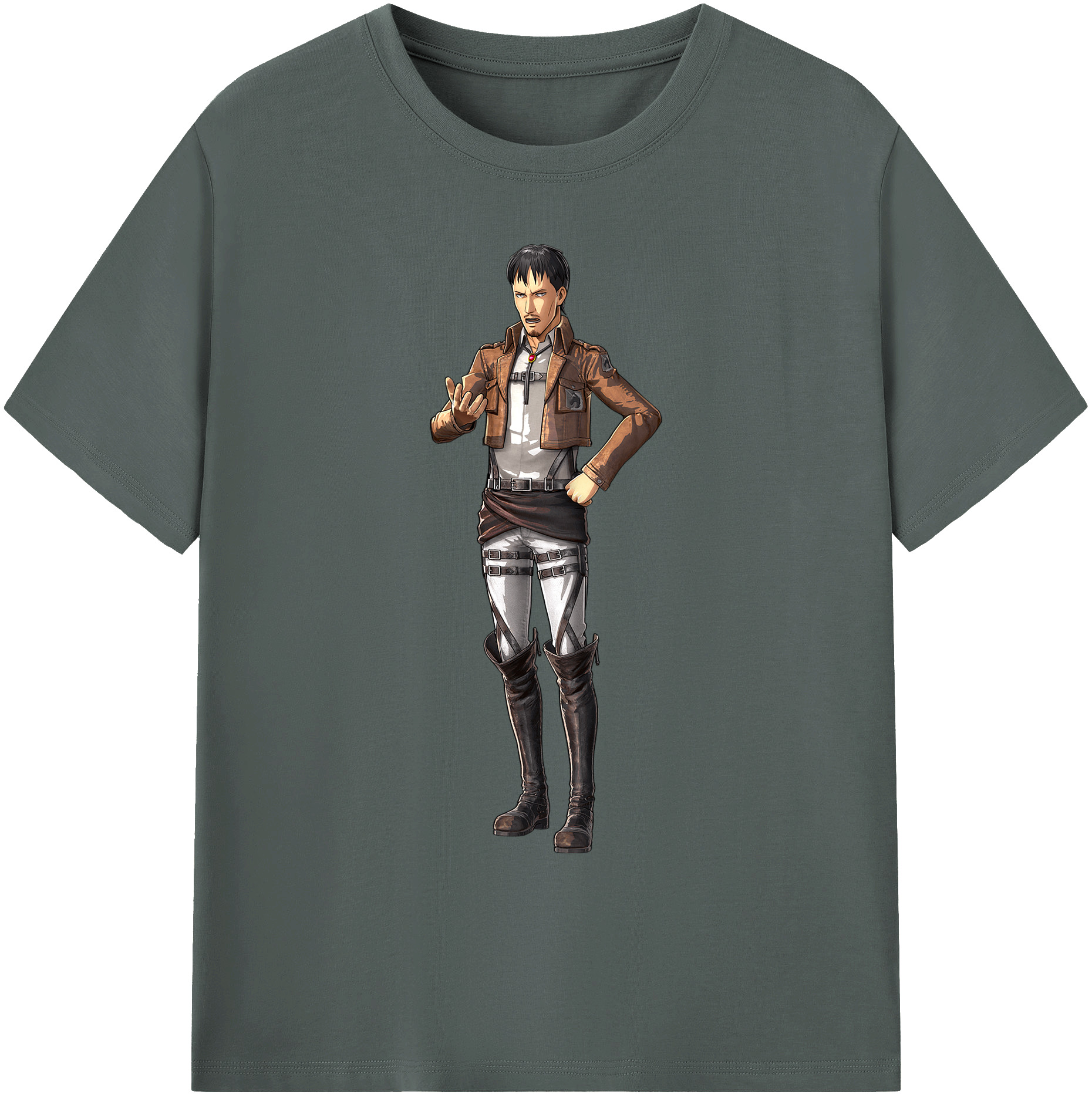 （画像用） 進撃の巨人 Attack on Titan 綿100％ メンズ半袖Tシャツ｜肌触りやわらか＆通気性